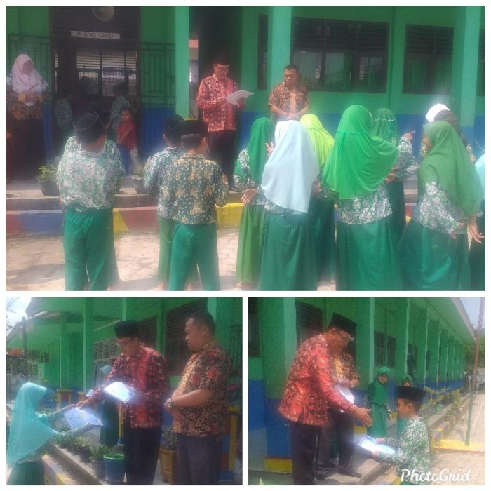 20 SISWA SISWA MENDAPAT PIAGAM PENGHARGAAN BERPRESTASI DARI KEPALA MADRASAH