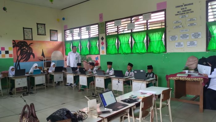 Pelaksanaan ANBK di MIN 4 Sarolangun Berjalan Lancar