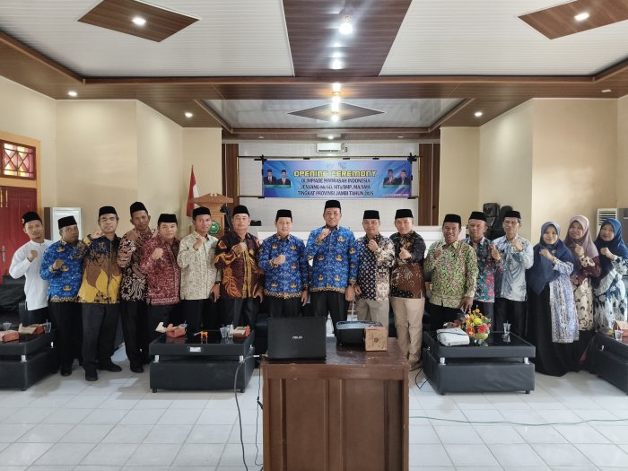 Kepala MIN 4 Sarolangun Hadiri Pembukaan OMI Tingkat Provinsi Jambi